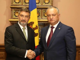 Președintele Republicii Moldova a avut o întrevedere cu ambasadorul Republicii Polone