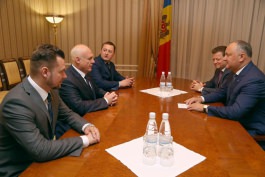 Președintele Igor Dodon a avut o întrevedere cu delegația din Republica Belarus