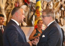 Președintele Republicii Moldova a avut o întrevedere cu ambasadorii acreditați în Republica Moldova, reprezentanții FMI, OSCE, CoE și PNUD