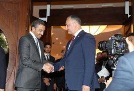 Președintele Republicii Moldova, Igor Dodon a avut o întrevedere cu Ministrul Afacerilor Externe şi Cooperării Internaţionale al Emiratelor Arabe Unite, Şeicul Abdullah bin Zayed Al Nahyan