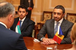 Președintele Republicii Moldova, Igor Dodon a avut o întrevedere cu Ministrul Afacerilor Externe şi Cooperării Internaţionale al Emiratelor Arabe Unite, Şeicul Abdullah bin Zayed Al Nahyan