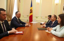 Președintele Igor Dodon a avut o întrevedere cu dl Hulusi Kilic