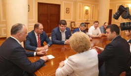 Președintele țării, Igor Dodon a avut o întrevedere cu un grup de deputați din Adunarea Populară a Găgăuziei