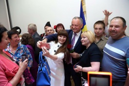 Președintele Republicii Moldova, Igor Dodon a avut o întrevedere cu reprezentanții diasporei moldovenești în Republica Belarus