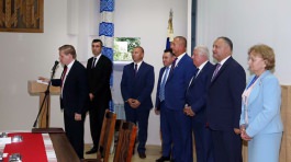Президент Республики Молдова Игорь Додон провел встречу с представителями молдавской диаспоры в Республике Беларусь