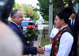 Президент Республики Молдова Игорь Додон провел встречу с представителями молдавской диаспоры в Республике Беларусь