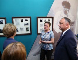 Президент Игорь Додон посетил дом-музей художника Марка Шагала, в городе Витебске
