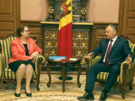 Президент Игорь Додон встретился с представителем ЮНИСЕФ в Республике Молдова, Нуне Мангасарян