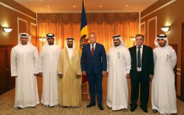 Președintele Igor Dodon a avut o întrevdere cu o delegație din Emiratele Arabe Unite  