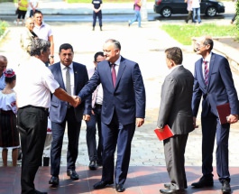 Президент Игорь Додон совершает рабочий визит в Кагульский район