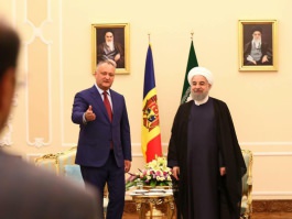 Președintele Moldovei și președintele Iranului au discutat despre colaborarea dintre cele două state