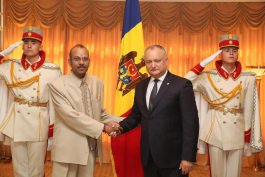 Președintele Republicii Moldova, Igor Dodon a primit scrisorile de acreditare din partea a trei ambasadori