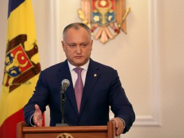 Президент Республики Молдова обратился  к членам Высшего Совета Безопасности  с требованьем проявить ответственность и преданность национальным интересам
