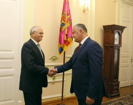 Igor Dodon, Președintele Republicii Moldova a avut o întrevedere cu ambasadorul Federației Ruse în Republica Moldova, Farit Muhametșin