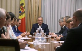 Igor Dodon a prezidat o ședință de lucru cu privire la situația legată de Consiliul Suprem de Securitate