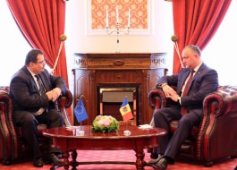 President of the country, Igor Dodon met today with Ambassador Peter Michalko, Head of the European Union Delegation to Moldova