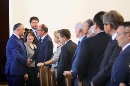 Президент Игорь Додон встретился с послами, аккредитованными в Республике Молдова