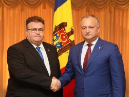The head of state met with the Minister of Foreign Affairs of the Republic of Lithuania