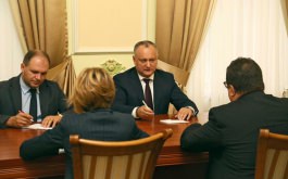 Moldovan president meets new Head of EU Delegation in Moldova