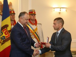 Președintele Republicii Moldova, Igor Dodon a înmînat înalte distincții de stat 