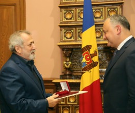 Moldovan president awards state order to Russian choreographer