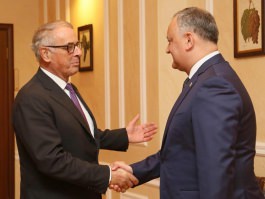 Президент Игорь Додон встретился с бывшим президентом Швейцарской конфедерации Адольфом Оги