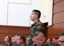 Președintele țării a convocat o ședință de lucru cu corpul de comandă al Armatei Naționale