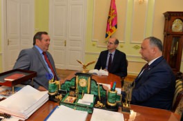Moldovan head of state, member of economic council under president discuss export of agro-food production to Russia