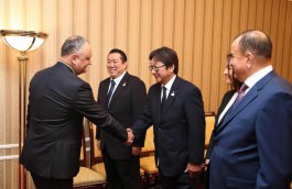 Президент Республики Молдова провел встречу с одной из японских инвестиционно-консалтинговых компаний.