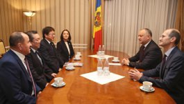 Президент Республики Молдова провел встречу с одной из японских инвестиционно-консалтинговых компаний.