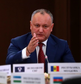 Moldovan president participates in meeting of Commonwealth of Independent States' council of heads of state