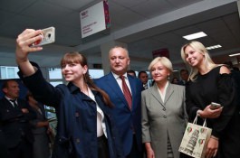 Moldovan president visits State University from Sochi