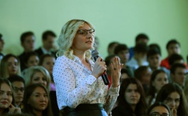 Moldovan president visits State University from Sochi