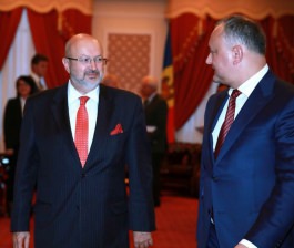 Președintele țării, Igor Dodon a avut o întrevedere cu Lamberto Zannier, Înaltul Comisar OSCE pentru Minorităţi Naţionale  