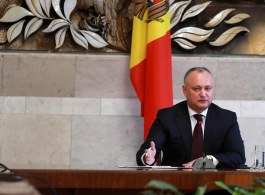 Встреча президента Игоря Додона с аккредитованными в Республике Молдова послами