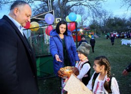 Президент страны посетил детские сады сел Алексэндрень, Григорешть и Биличений Ной