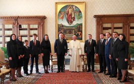 Președintele Republicii Moldova, Igor Dodon a  avut o întrevedere cu Suveranul Pontif, Sanctitatea Sa Papa Francisc