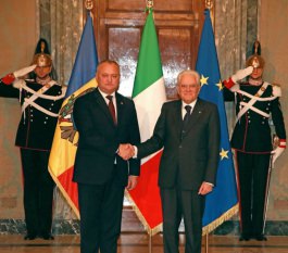 Президент Республики Молдова Игорь Додон встретился с Президентом Итальянской Республики Серджо Маттарелла