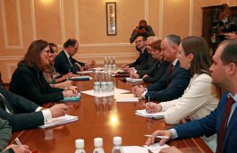 Președintele Republicii Moldova, Igor Dodon, s-a întîlnit cu Cecilia Malmstrôm, Comisar European pentru Comerț
