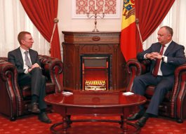 Head of the State had a meeting with the Foreign Minister of Latvia Edgar Rinkevich