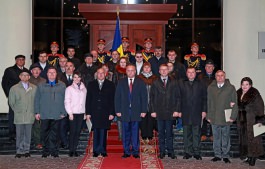 Игорь Додон присвоил Президентскому оркестру Республики Молдова Почетное звание «Заслуженный художественный коллектив»