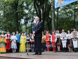 Președintele Republicii Moldova, Nicolae Timofti, a participat la Festivalul etniilor