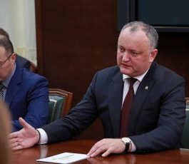 Президент страны Игорь Додон провел встречу с губернатором Московской области Андреем Воробьёвым