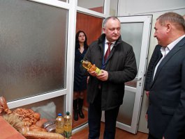 Igor Dodon a vizitat întreprinderea SRL „Danova-Prim”