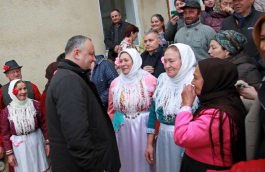 Președintele țării efectuează o vizită de lucru în Găgăuzia  