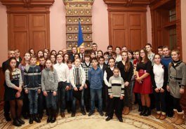 Igor Dodon: "More than 70 children from the northern regions of Moldova visited today the presidency"