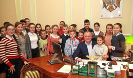 Approximately 100 children from the southern regions of the country and Gagauzia visited the presidency in the framework of the Open Day