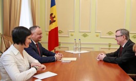 Igor Dodon a avut o întrevedere cu ambasadorul Republicii Cehe în Republica Moldova, Zdeněk Krejčí