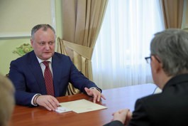 Igor Dodon a avut o întrevedere cu ambasadorul Republicii Cehe în Republica Moldova, Zdeněk Krejčí