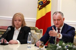 Президент Молдовы встретился с представителями общественных ассоциаций национальных меньшинств